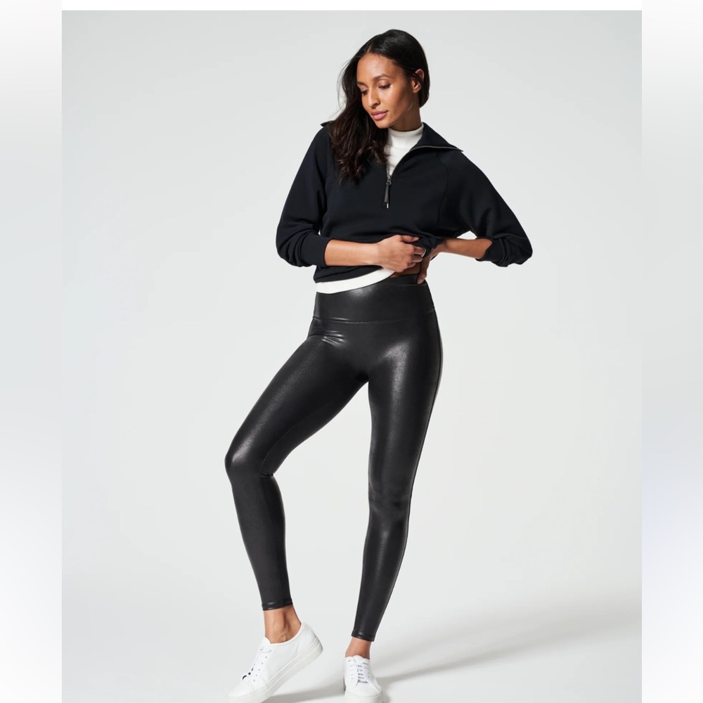 SPANX Faux Leather Leggings